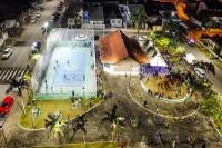 Comunidade prestigia inaugurao do Ncleo Arte nos Bairros do Costa Cavalcante e revitalizao da Praa Santos Dumont