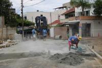 Inicia nova etapa das obras de reurbanizao na Praia Brava 