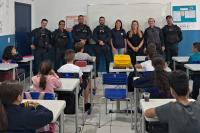 Escola Pedro Paulo Rebello participa do programa Guardio Escolar com parceria da Guarda Municipal