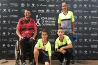 Atletas de Itaja participam de Torneio de Tnis Paralmpico 