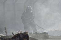 Defesa Civil auxilia no isolamento de rea incendiada