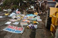 Urbanismo retira 100 placas irregulares em Itaja
