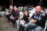 Comunidades do interior participam do primeiro corte do bolo do aniversrio de Itaja