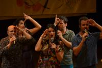Grupo vocal Ordinarius encanta pblico no Teatro Municipal