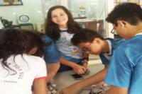 Estudantes de Aracaju estaro em Itaja ensinando robtica em escolas municipais