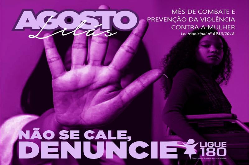 Agosto Lilás: Itajaí promove ações de conscientização e enfrentamento à violência contra a mulher
