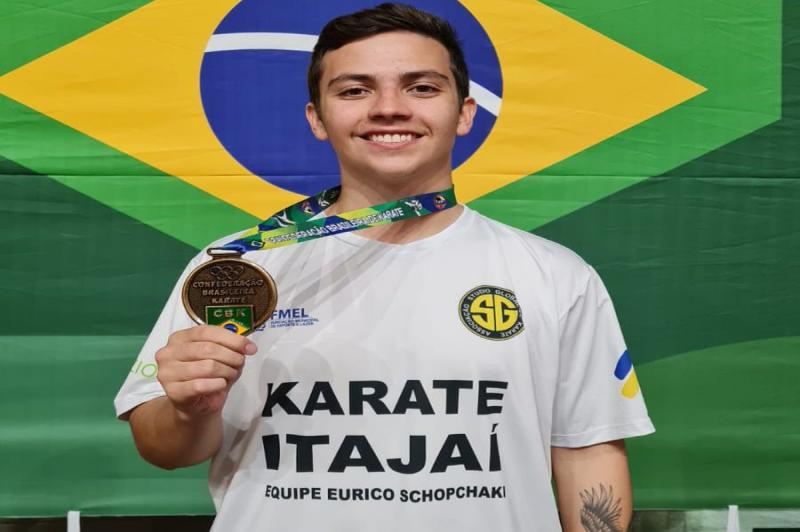 Atleta itajaiense convocado para integrar la selección brasileña de Karat en la Panamericana