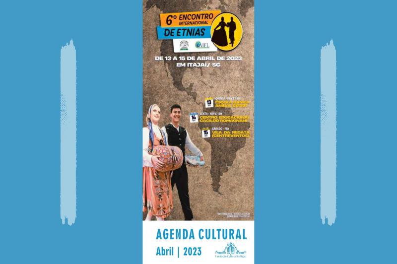 Município de Itajaí lança Agenda Cultural de Abril
