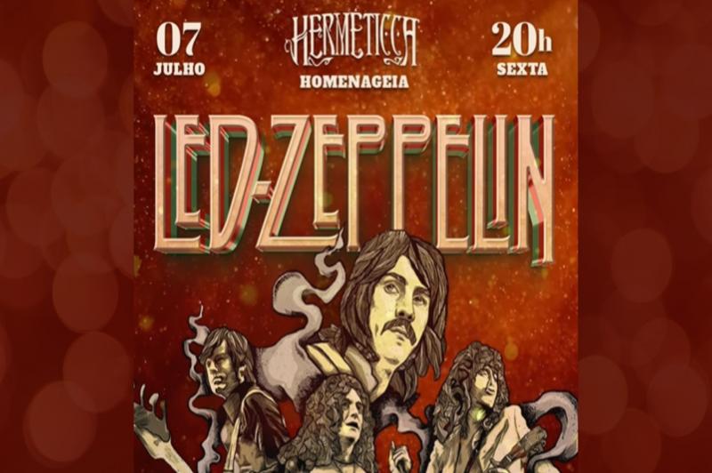 Banda homenageia Led Zeppelin em show cover nesta sexta-feira (07) no Teatro Municipal