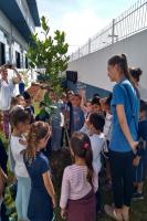 Escola Maria Jos Hulse Peixoto recebe plantio de rvores e construo de horta