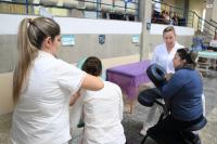 Profissionais participam de atividade da Semana da Enfermagem