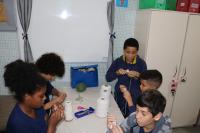 Centro de Educao em Tempo Integral de Itaja oferece aulas de croch para todos os alunos