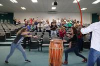 Capacitao em Capoeira Pedaggica rene profissionais da educao de Itaja