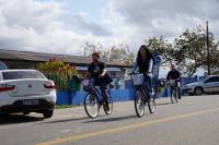 Bicicletas vo auxiliar agentes comunitrios de sade nas visitas domiciliares