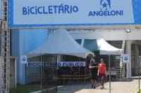 Bicicletário da Marejada é gratuito e oferece 150 vagas ao público