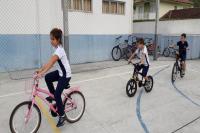 Escola Municipal de Itaja incentiva uso da bicicleta como meio de transporte sustentvel