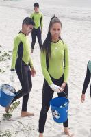 Projeto Surf Comunitrio realiza mutiro na Semana Itaja Mais Limpa