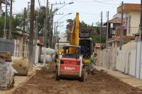 Rede de drenagem  ampliada no bairro So Joo