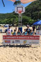 Campeonato de Basquete de Praia rene mais de 400 pessoas em Itaja