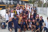 Bailinho de carnaval agita unidades de ensino de Itaja