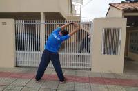 Programa Itaja Ativo oferece aulas nas casas para incentivar a prtica de exerccios fsicos