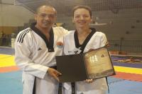 Taekwondo de Itaja tem a primeira mulher graduada como mestre da modalidade