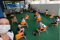 Centro de Educao Infantil do bairro So Roque realiza contao de histria