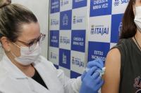 Itaja inicia vacinao contra Covid-19 em profissionais da Educao Especial e Infantil de 0 a 3 anos