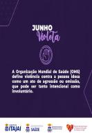 Municpio de Itaja promove campanha Junho Violeta
