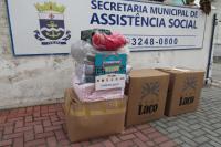 Assistncia Social recebe doao de cobertores para famlias em vulnerabilidade