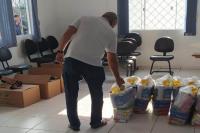CRAS iniciam entrega de cestas bsicas para famlias em situao de vulnerabilidade 