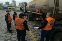 Defesa Civil de Itajaí participa de Capacitação de Fiscalização no Transporte de Produtos Perigosos