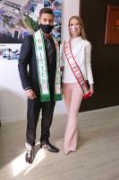 Miss e Mister Itajaí 2021 visitam a Prefeitura Municipal