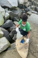 Semana da gua inicia com mutiro de limpeza da Praia da Atalaia, Molhes da Barra e margens da Baa Afonso Wippel