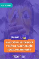 Municpio de Itaja alerta sobre Dia Estadual de Combate  Violncia e  Explorao Sexual Infantojuvenil