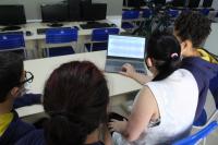Escola Bsica Anbal Csar oferece oficinas de comunicao para estudantes do 5 ao 9 ano