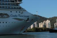 Itajaí recebe segunda escala do navio Costa Fascinosa