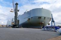 Porto de Itajaí retoma operações de transporte de veículos com a chegada do navio Florida Highway 