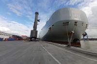 Porto de Itajaí retoma operações de transporte de veículos com a chegada do navio Florida Highway 