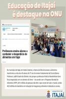 Iniciativa de escola de Itaja  destaque na Organizao das Naes Unidas