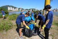 Juntos Pelo Rio mobiliza mais de mil voluntários para limpeza do rio, molhes, praia do Atalaia e avenida Beira-Rio