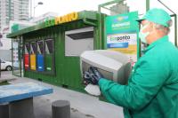 Ecoponto de Itajaí recebeu mais de 250 m³ de lixo reciclável em 2022