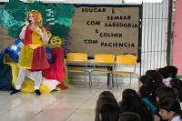 Grupo Escolar Carlos de Paula Sera realiza projeto de leitura com alunos e famlias