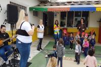 Centro de Educao Infantil do bairro So Vicente promove ao cultural para as crianas