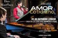 Duo Martinez apresenta show musical na Casa da Cultura nesta quarta-feira (05)