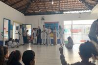 CEI do bairro Cordeiros promove oficina de capoeira para 120 alunos