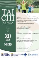 CEPICS promove aula gratuita de Tai Chi na praça da Beira-Rio