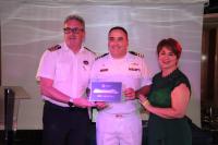 Itaja recebe homenagem durante segunda escala do cruzeiro MSC Armonia