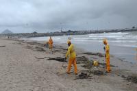 Mais de 90 toneladas de resíduos já foram recolhidas das praias de Itajaí em dezembro