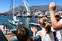 Comitiva de Itaja participa de cerimnia oficial na largada da The Ocean Race na Cidade do Cabo